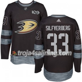 Anaheim Ducks tröja Jakob Silfverberg 33 1917-2017 100th Anniversary Adidas Svart Authentic - NHL Tröjor Herr